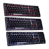 Gaming Keyboard Mouse Headset Set Wired Three-color Backlight Keyboard Colorful LED Breathing Light Mouse Gaming Headset Combo