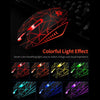 Gaming Keyboard Mouse Headset Set Wired Three-color Backlight Keyboard Colorful LED Breathing Light Mouse Gaming Headset Combo