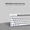 Magic-Refiner MK16 Mechanical Keyboard BT Wired Dual Mode Keyboard 68 Keys RGB Gaming Keyboard with Mechanical Blue Switch Black