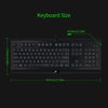 لوحة مفاتيح وماوس كومبو Razer Cynosa Keyboard + Razer DeathAdder 2000 Mouse Combo 104 مفاتيح لوحة مفاتيح لوحة مفاتيح مريحة وماوس Combo