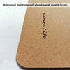 Mouse Pad Natural Cork Texture Desk Mat Waterproof Dustproof Large Size Desktop Laptop Mouse Pad for Home Office Game Pisces