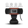 1080P 2MP Wide-Angle HD Webcam 30fps Auto Focusing Web Cam Noise-reduction MIC Laptop Computer Camera USB Plug & Play for Laptop Desktop TV Box