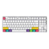 AJAZZ K870T BT &amp; لوحة مفاتيح سلكية مزدوجة الوضع RGB 87 مفتاحًا لوحة مفاتيح الألعاب الميكانيكية