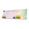 AJAZZ K870T BT &amp; لوحة مفاتيح سلكية مزدوجة الوضع RGB 87 مفتاحًا لوحة مفاتيح الألعاب الميكانيكية