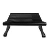 Foldable Laptop Stand Portable Aluminum Alloy Laptop Stand Desktop Stand with Heat Dissipation Hole Mouse Board Black