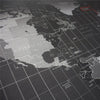Large Mouse-Pad with World Map Oversized Extended Waterproof Non-slip Keyboard Pad Desk Mat Office Gaming Mouse-Pad 800*300mm