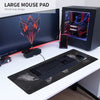 Large Mouse-Pad with World Map Oversized Extended Waterproof Non-slip Keyboard Pad Desk Mat Office Gaming Mouse-Pad 800*300mm