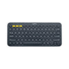 Logitech K380 Wireless Bluetooth 3.0 Keyboard EASY-SWITCH Keyboard Multi-device Connection Multiple Operating Systems Blue