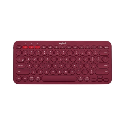 Logitech K380 Wireless Bluetooth 3.0 Keyboard EASY-SWITCH Keyboard Multi-device Connection Multiple Operating Systems Blue