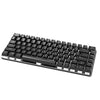 Ajazz AK33 82 Keys USB Wired Mechanical Keyboard Monochromatic Backlight Gaming Keyboard Black with Black Switches