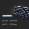 Ajazz AK33 82 Keys USB Wired Mechanical Keyboard Monochromatic Backlight Gaming Keyboard Black with Black Switches