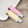 EAGET F50 زوجين عاشق الدوران USB 3.0 عالية السرعة 32 جيجابايت معدن فلاش القلم يدفع الذاكرة الموضة مصغرة مقاومة للماء