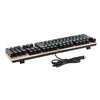 104 Keys USB Wired Gaming Mechanical Keyboard Blue Switch Suspended Button Fully LED Backlit Anti-ghoasting for Laptop Desktop