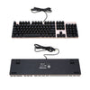 104 Keys USB Wired Gaming Mechanical Keyboard Blue Switch Suspended Button Fully LED Backlit Anti-ghoasting for Laptop Desktop