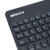 لوحة مفاتيح KKmoon 59 مفتاحًا رفيعة للغاية وصغيرة الحجم BT 3.0 للهواتف الذكية اللوحية التي تعمل بنظام التشغيل iOS وAndroid وWindows PC