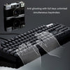 Motospeed Professional Mechanical Gaming Esport Keyboard مع 104 مفاتيح ممسحة ذات سرعة عالية.