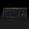 KKmoon Professional Gaming Esport Mechanical Keyboard with Tactile High-speed 87 Keys Suspended Anti-Ghosting Blue Switch Colorful LED 9 Modes Programmable Backlit USB Wired