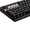 KKmoon Professional Gaming Esport Mechanical Keyboard with Tactile High-speed 87 Keys Suspended Anti-Ghosting Blue Switch Colorful LED 9 Modes Programmable Backlit USB Wired