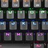 KKmoon Professional Gaming Esport Mechanical Keyboard with Tactile High-speed 87 Keys Suspended Anti-Ghosting Blue Switch Colorful LED 9 Modes Programmable Backlit USB Wired