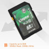 Genuine Original Kingston Class 10 8GB SDHC Memory Card 45M/s for Cellphone Camera HD Video