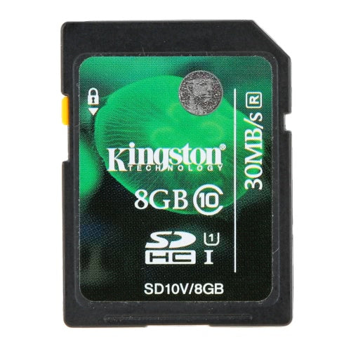 الأصلي الأصلي Kingston Class 10 8GB بطاقة الذاكرة SDHC 45M/S لكاميرا الهاتف المحمول HD الفيديو