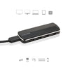محول توسيع موزع عالي السرعة 4 منافذ USB 3.0 HUB لأجهزة الكمبيوتر المحمول وسطح المكتب