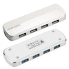 محول توسيع موزع عالي السرعة 4 منافذ USB 3.0 HUB لأجهزة الكمبيوتر المحمول وسطح المكتب