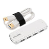 محول توسيع موزع عالي السرعة 4 منافذ USB 3.0 HUB لأجهزة الكمبيوتر المحمول وسطح المكتب