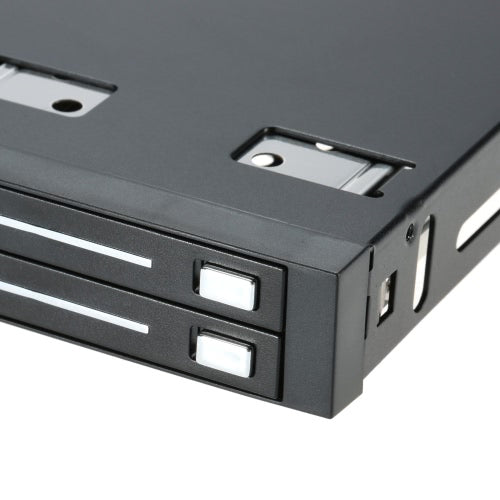 Dual Bay 2.5 بوصة SATA III محرك الأقراص الصلبة HDD &amp; SSD صينية العلبة الداخلية المحمول رف الضميمة محطة إرساء مبادلة ساخنة