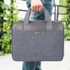 KKmoon Zipper Portable Business Briefcase Carrying Sleeve Bag Handbag 14" inch for MacBook Ultrabook Laptop Notebook