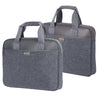KKmoon Zipper Portable Business Briefcase Carrying Sleeve Bag Handbag 14" inch for MacBook Ultrabook Laptop Notebook
