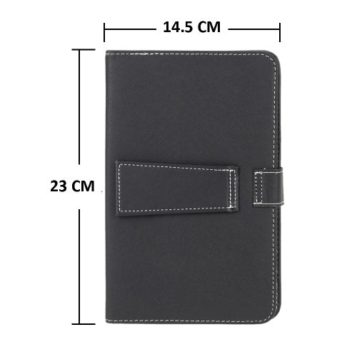 Folding Foldable Folio Magnetic PU Leather Case Cover Stand Holder without Keyboard Stylus Pen for Android 7/8 Inch Tablet