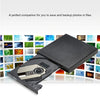 مشغل قارئ أقراص DVD-RW/CD-RW خارجي محمول نحيف USB 2.0 مع ناسخ كومبو CD-RW لأجهزة الكمبيوتر المحمول MacBook/Air/Pro والكمبيوتر المكتبي
