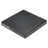 مشغل قارئ أقراص DVD-RW/CD-RW خارجي محمول نحيف USB 2.0 مع ناسخ كومبو CD-RW لأجهزة الكمبيوتر المحمول MacBook/Air/Pro والكمبيوتر المكتبي