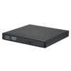 مشغل قارئ أقراص DVD-RW/CD-RW خارجي محمول نحيف USB 2.0 مع ناسخ كومبو CD-RW لأجهزة الكمبيوتر المحمول MacBook/Air/Pro والكمبيوتر المكتبي