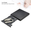 مشغل قارئ أقراص DVD-RW/CD-RW خارجي محمول نحيف USB 2.0 مع ناسخ كومبو CD-RW لأجهزة الكمبيوتر المحمول MacBook/Air/Pro والكمبيوتر المكتبي