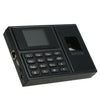 Intelligent Biometric Fingerprint Password Attendance Machine Employee Checking-in Recorder 2.4 inch TFT LCD Screen DC 5V Time Attendance Clock
