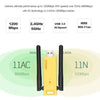 WD-4602 AC 1200Mbps لاسلكي ثنائي النطاق USB واي فاي محول جهاز استقبال واي فاي جهاز إرسال واي فاي