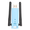 WD-R603U 300Mbps Wireless Range Extender USB WiFi Repeater Signal Booster Amplifier Dual Antennas Blue with Black
