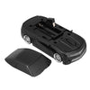 2.4G Wireless Car Mouse USB Computer Mice Car Shape 1000 DPI with LED Light Receiver for PC Laptop Black