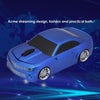2.4G Wireless Car Mouse USB Computer Mice Car Shape 1000 DPI with LED Light Receiver for PC Laptop Black