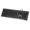 forter iK3320p Ergonomic USB Keyboard 104Keys + Wired 1000DPI Mouse