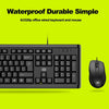 forter iK3320p Ergonomic USB Keyboard 104Keys + Wired 1000DPI Mouse