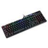Ajazz AK35i / Ak35i RGB Mechanical Gaming Keyboard Switches Black / Blue / Brown / Red Axis Wired White LED Backlight Ergonomic Backlit Keyboard All-key Anti-ghosting PC Gamer Home Office