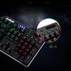 Ajazz AK35i / Ak35i RGB Mechanical Gaming Keyboard Switches Black / Blue / Brown / Red Axis Wired White LED Backlight Ergonomic Backlit Keyboard All-key Anti-ghosting PC Gamer Home Office