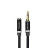 VENTION 3.5 ملم كابل تمديد الصوت ستيريو ذكر إلى أنثى محول الصوت كابل AUX للسيارة الذكية PC MP3 3m/9.84ft (أسود)