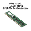 MBDDR3091600 DDR3 4G RAM 1600MHz 240PIN 1.2V ذاكرة سطح المكتب DIMM