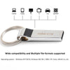 KKMOON CW10058 Flash Memory Stick Pen Drive Zinc Alloy USB Flash Drive 64GB/32GB Capacity USB 2.0 with Portable Key Ring