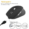 G823 Dual Mode Optical Computer Mouse Wireless 2.4G 2400DPI Portable Recharge Gaming Mouse Mice for Mac