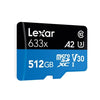 سرعة قراءة بطاقة Lexar TF 95 برميل/الثانية وسرعة الكتابة 20 برميل/الثانية Micro SDHC Class10 UHS-I U1 V10 A1 بطاقات الذاكرة 512 جيجابايت